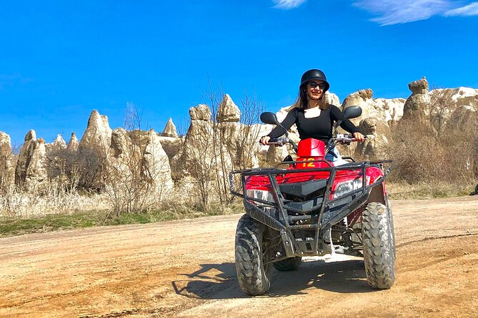 Atv Quadbike tour in Cappadocia Göreme - Stop 3: Red Valley sunset point where the tour ends strong
