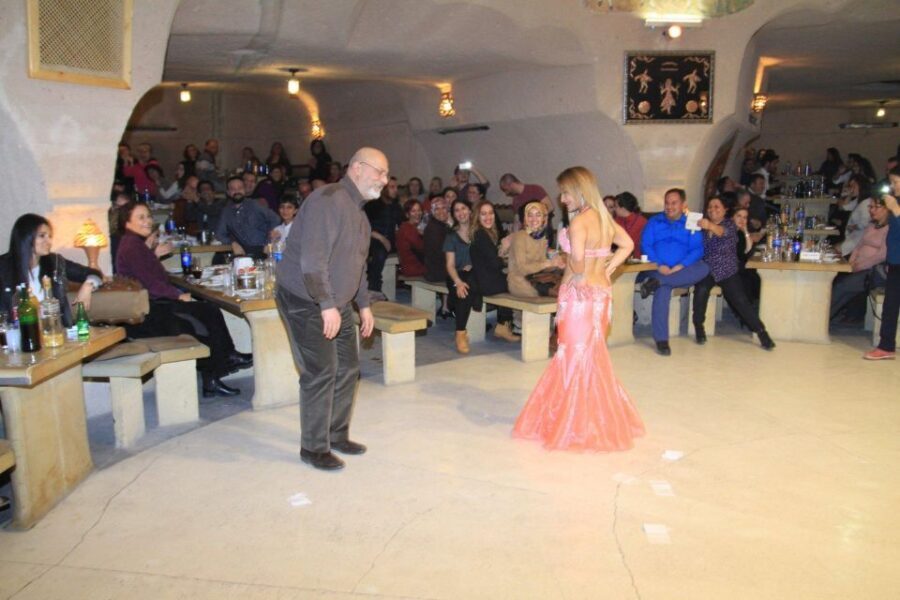 Avanos: Turkish Music and Dance Show with Dinner & Drinks - What the Avanos cave restaurant night feels like
