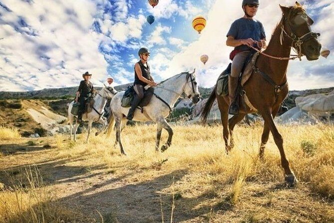 Best Sunrise Horse Riding Tour in Cappadocia - Min.2 pax. - Riding Toward Gulludere Vadisi: Calm Control on Uneven Ground