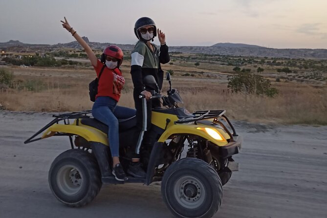 Cappadocia ATV Tour / Quad-Bike Safari / Sunset or Day time - Love Valley sunset stop: mushroom rocks and the best photo window
