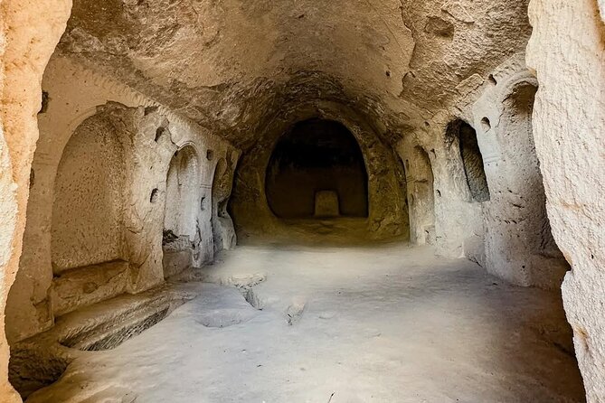 Cappadocia full day Green Tour including underground city - Pigeon Valley: rock windows, message birds, and thousand-bird energy