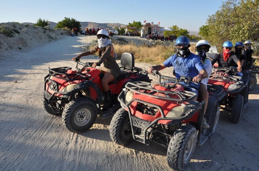 Cappadocia Göreme Quadbike Tour ( ATV tour ) - Rose Valley: riding through fairy-chimney terrain