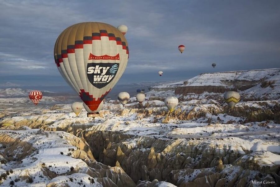 Cappadocia: Göreme Sunrise Hot Air Balloon Ride w/ Breakfast - The flight itself: floating up to about 1,000 feet