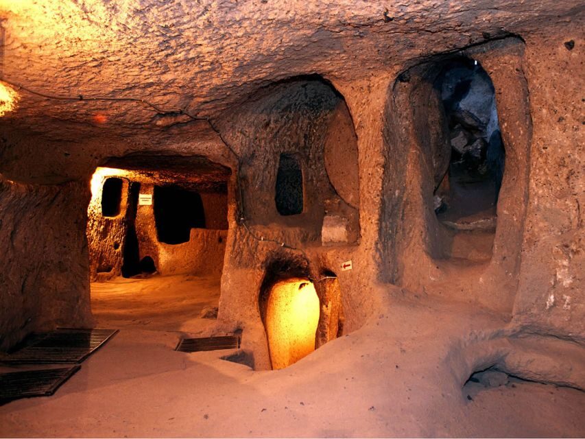 Cappadocia: Guided Full-Day Tour with Lunch and River Walk - Derinkuyu underground city: rooms you can actually picture