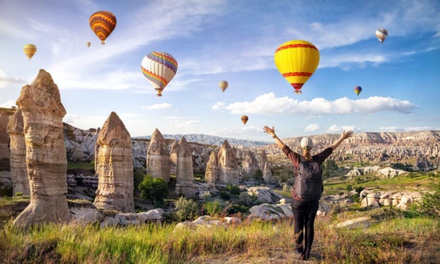 Cappadocia: Guided Full-Day Tour with Lunch and River Walk - Getting oriented at Göreme Panorama before you head underground