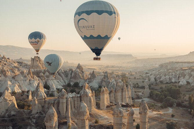 Cappadocia Hot Air Balloon Ride/ Turquaz Balloons - Landing Champagne and the Little Extras That Make It Feel Special