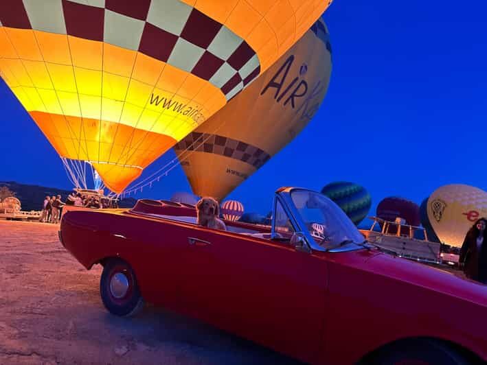 Cappadocia: Hot Air Balloon Watching Tour with Classic Car - Watching the Balloon Prep Up Close (What You Get Without Flying)
