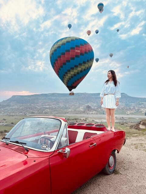 Cappadocia: Hot Air Balloon Watching Tour with Classic Car - Classic Car Logistics: Driver, English, and Private Group Comfort