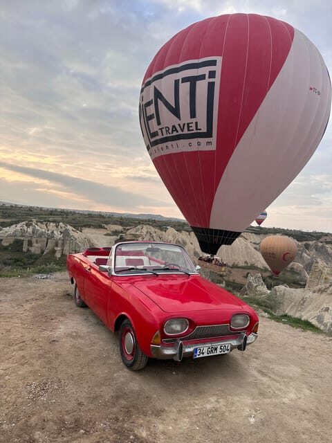 Cappadocia: Hot Air Balloon Watching Tour with Classic Car - Stop 1: Love Valley Sunrise and Photo Time