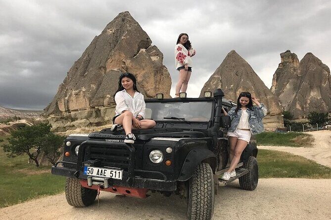 Cappadocia jeep safari(Private) - Love Valley: Mushroom Fairy Chimneys and a Distant Mountain View