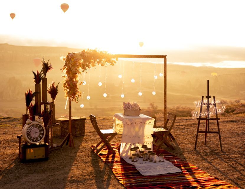 Cappadocia: Love Valley Proposal Service with Transfers - Price and value for $354 per group (up to 2)