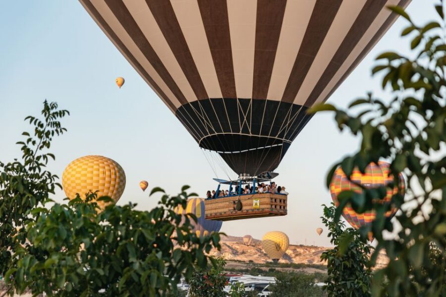 Cappadocia: Panoramic Hot Air Balloon Viewing Tour - Watching From a 3-Valleys Panorama