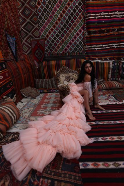 Cappadocia: Photo Shooting With Flying Dress & Carpet House - The dress: satin flying dress, and what to know about wardrobe