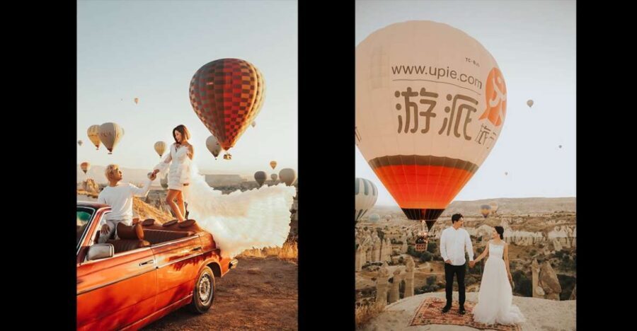 Cappadocia: PhotoShoot with Balloons. Flying Dress included. - The flying dress: color choice and how to get the best shots