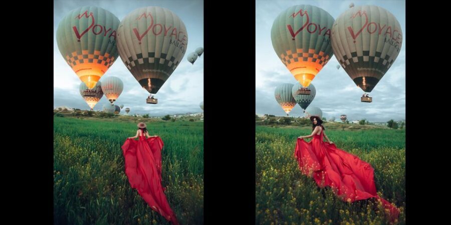 Cappadocia: PhotoShoot with Balloons. Flying Dress included. - What the 2-hour plan feels like (pickup to drop-off)