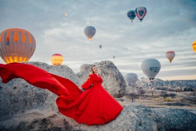 Cappadocia Photoshoot with Flying Dress & Instagram Reels - Rose Valley, Love Valley, Goreme: How Each Stop Helps Your Photos