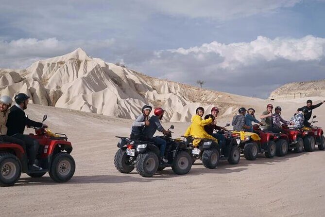 Cappadocia Quad (ATV) Safari Tour with Hotel Pickup & Helmet - Off-road riding: how the guide manages pace for comfort