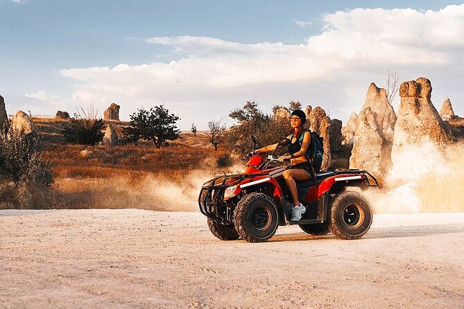 Cappadocia: Quad Bike-ATV Tour/wGuided+Transportation(3 Valleys) - Pickup, minivans, and the short window before you ride
