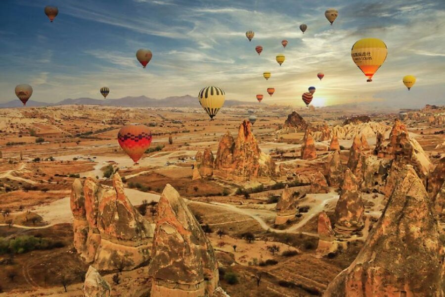 Cappadocia: Red Tour and Sunrise Balloon Tour - Pasabag (Monks Valley): three-headed pinnacles and a religious backstory