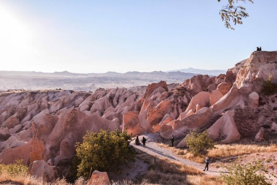 Cappadocia: Red Valley Trek and Kaymakli Underground City - Red Valley’s 4 km hike: viewpoints on sandstone ridges