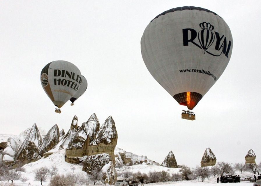 Cappadocia: Royal Queen Hot Air Balloon Tour at Sunrise - Before takeoff: breakfast, crew work, and that silver-coated detail