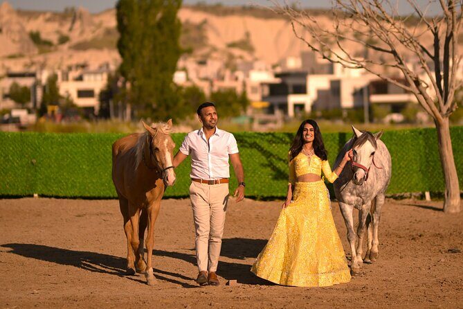 Cappadocia Running Horses Photoshoot with Private Pickup - Posing with running horses: the tips that make or break the photos