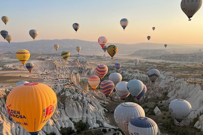 Cappadocia Sunrise Hot Air Balloon Flight / Discovery Balloons - Over Göreme National Park: fairy chimneys, valleys, and the 6,000 ft view