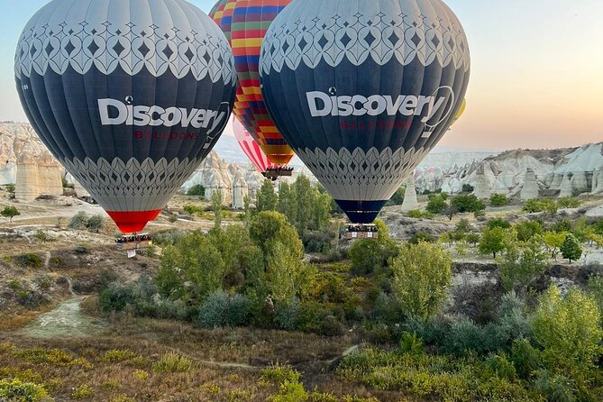 Cappadocia Sunrise Hot Air Balloon Flight / Discovery Balloons - The town center stop (when weather allows)