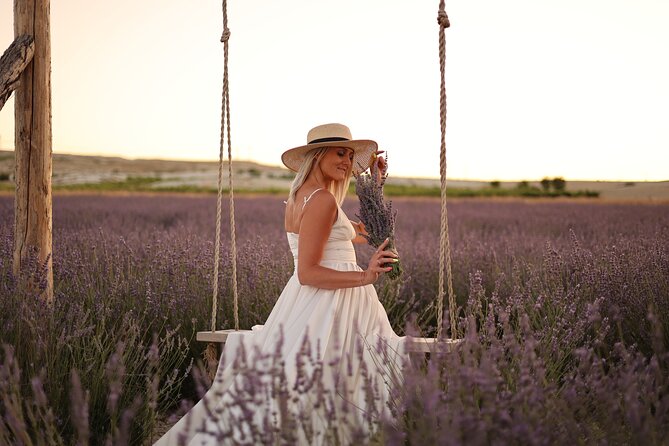 Cappadocia Sunset Lavender Farm Tour w/Wine - Entering the Lavender Gardens at the Right Time