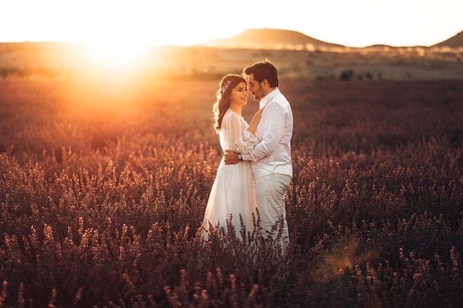 Cappadocia Sunset Lavender Farm Tour w/Wine - Organic Fruit Picking Next to the Lavender