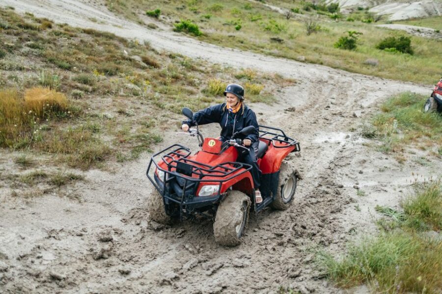 Cappadocia: Sunset or Daytime ATV Adventure Tour - Red Valley and the wrap-up: ending with a clean landing