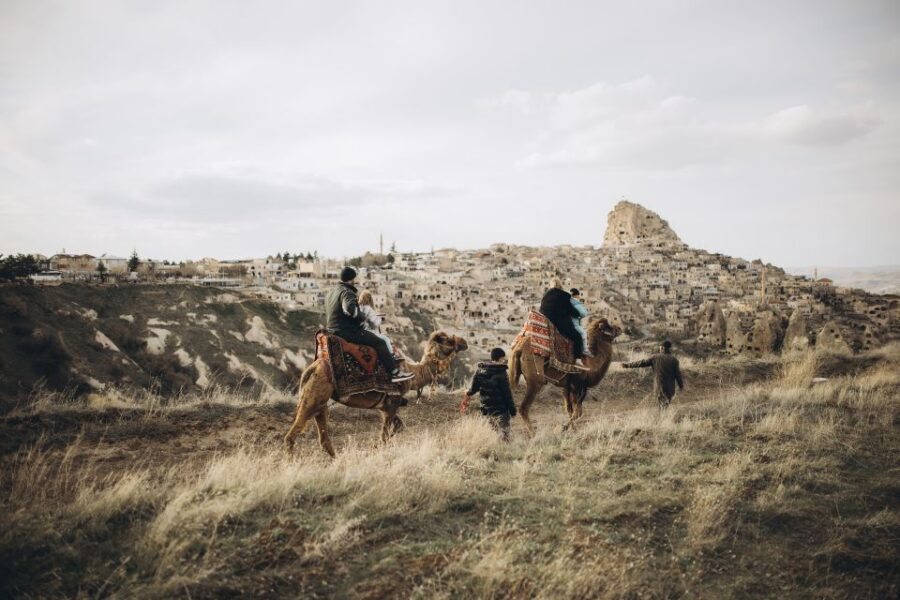 Cappadocia: Sunset or Sunrise Scenic Camel Ride - Uçhisar Castle viewpoint: the payoff stop