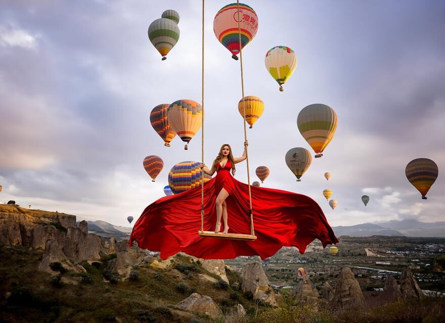 Cappadocia: Taking photo with Swing at hot air balloon view - Price and value: what $803 per person is really buying