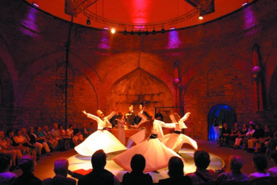 Cappadocia: the Original Whirling Dervish Ceremony - Motif Art Center in Ortahisar: a cave-house setting, not a generic theater