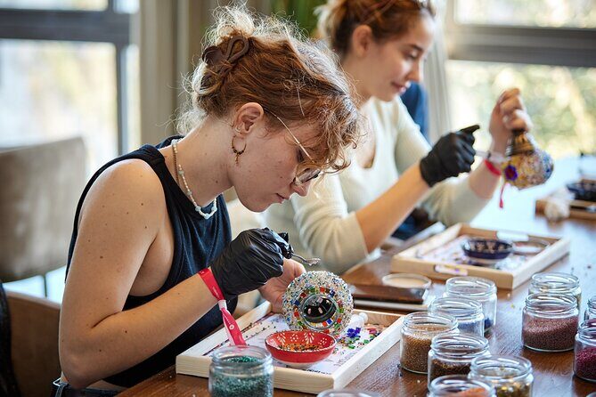 Cappadocia: Turkish Mosaic Lamp Workshop in Göreme - All Included - Turning glass pieces into a mosaic lamp: what “hands-on” really means