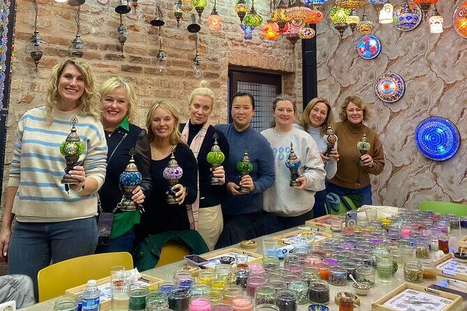 Cappadocia: Turkish Mosaic Lamp Workshop in Göreme - All Included - Picking your Turkish lamp design: patterns, sketches, and color decisions