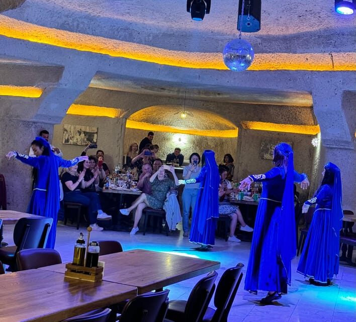 Cappadocia Turkish Night wTransfer,Dinner &Unlimited Drinks - The Dance Show Program: Folk Costumes, Belly Dance, and Guest Participation