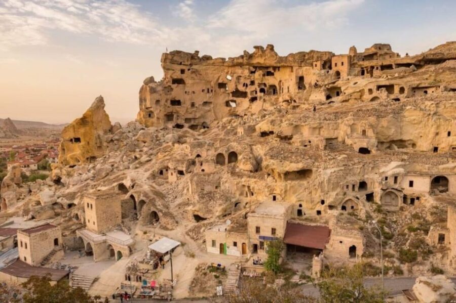 Cappadocia: Underground city and south tour with lunch - Red Valley photo stops and Çavuşin’s cave village feel old, fast