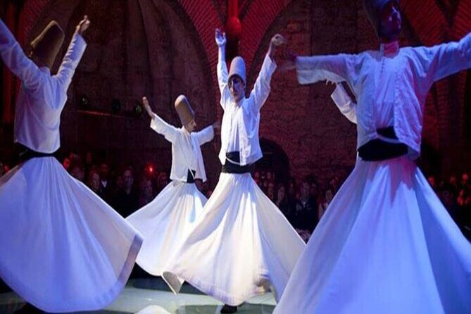 Dervish show in Cappadocia - Inside the Ceremony: 1 Whirling Head, 5 Dervishes, 5 Musicians
