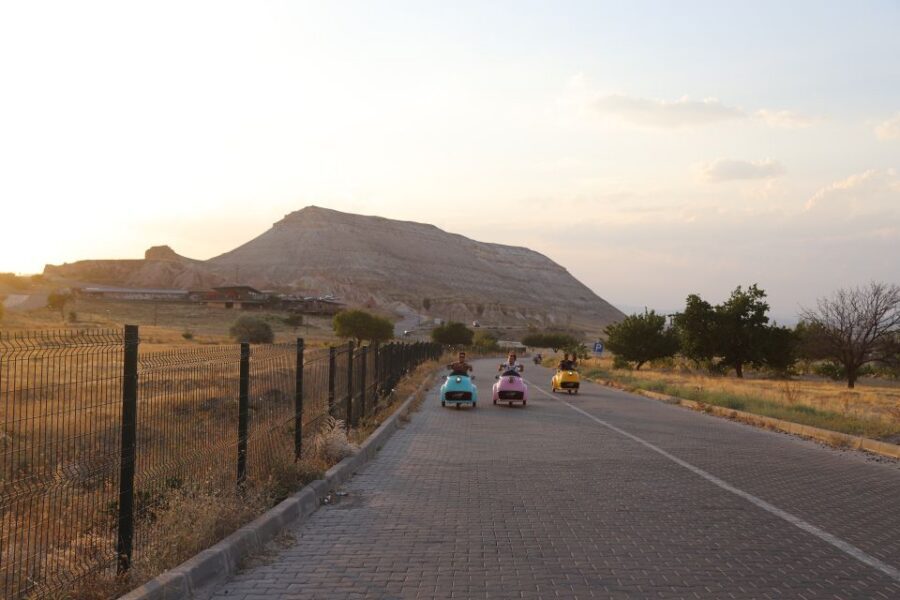 From Göreme: Cappadocia Electric Trike Tour - Zelve Open Air Museum: color-layer chimneys and multiple photo chances