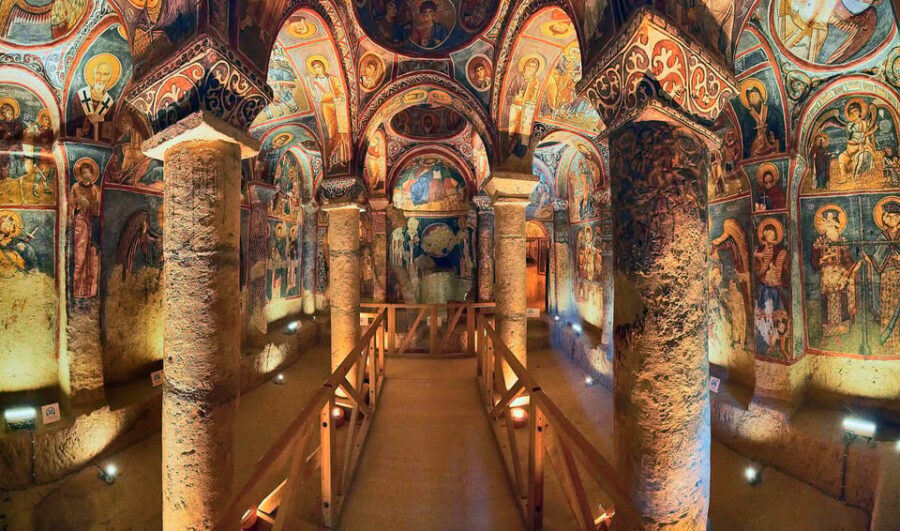 From Istanbul: Cappadocia Day Trip w/Flight - Goreme Open Air Museum: the must-see church complex before the fairy chimneys