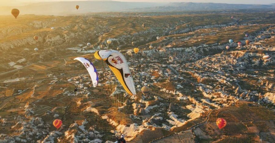 From Urgüp/Göreme: Cappadocia Tandem Paragliding & Transfer - From Ürgüp or Göreme: Hotel Transfer and Getting to the Launch Site