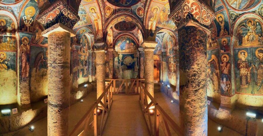 Full Day Cappadocia Red and Green Combined Day Tour + Lunch - Entering Göreme Open Air Museum: Frescoes, Rock Churches, and What You’re Looking At
