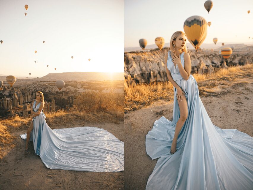 Göreme: Cappadocia Satin Flying Dress Rental - Göreme Dress Store: The Part That Sets Everything Up