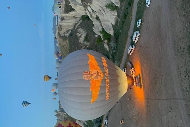 Goreme/Cappadocia Sunrise Hot Air Balloon Flight with Pickup - Landing, Champagne Toast, and Your Personalized Keepsake