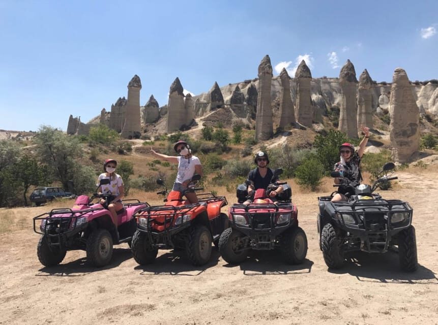 Göreme: Cappadocia Sunset ATV Tour - Riding Red, Rose, and Love Valleys on a Guided Quad Route