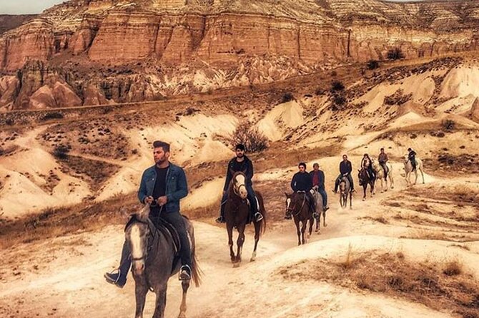 Horse Riding in Cappadocia in fairy chimeys - Cavusin stop: cave houses and churches up close