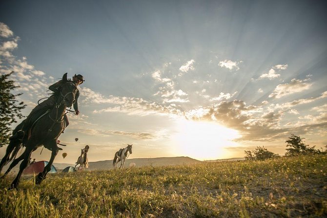 Horse Riding in Cappadocia in fairy chimeys - Sunset Point: your guided photo window for the big view