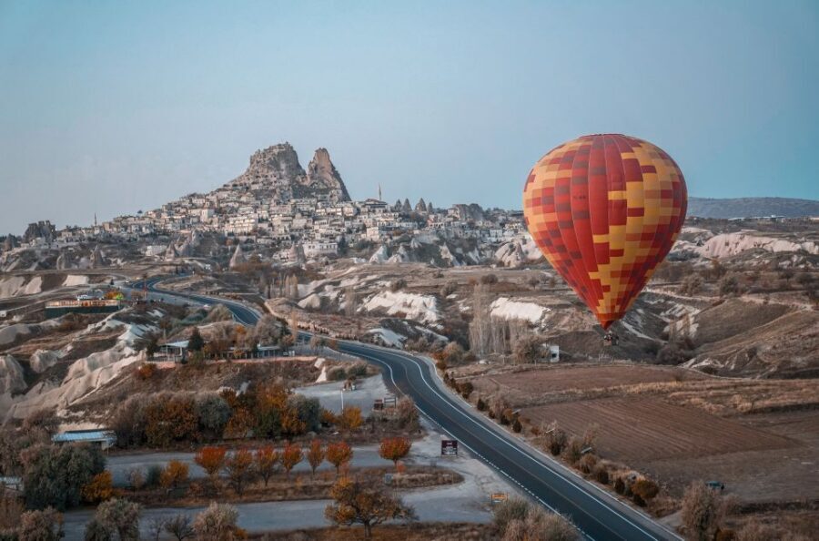 Hot air balloons in Goreme red valley - The sunrise pickup: timing that makes the flight worth it