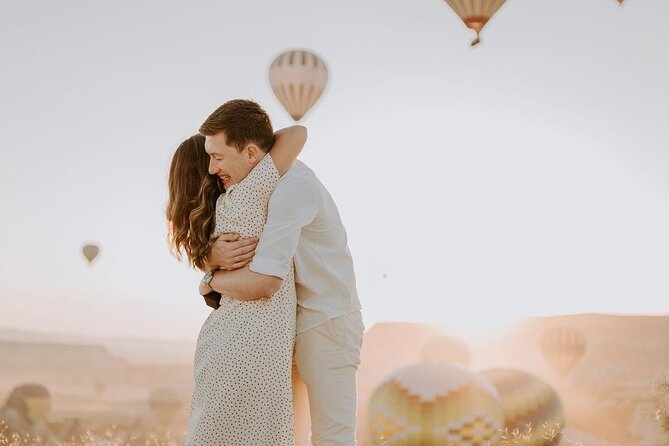 Marriage Proposal and Photoshoot in Cappadocia with Balloon view - Photo shoot style: angles, lots of frames, and what edited delivery means